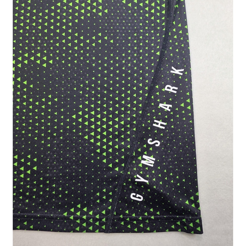 Gymshark Shirt  Mens M Green Diamond Camo‎ LIMITED USE Short Sleeve Athletic